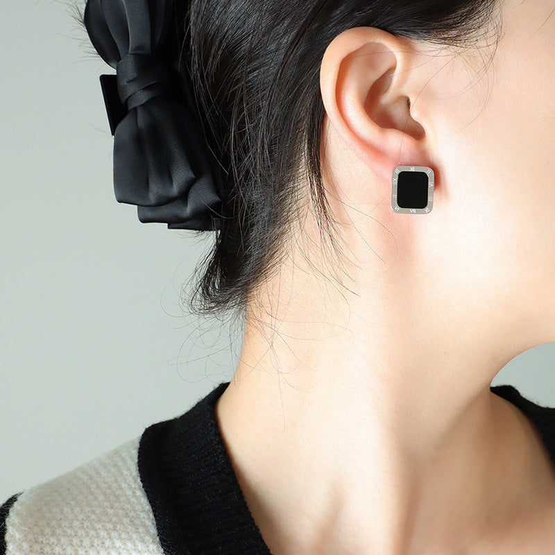 Square Roman Earrings