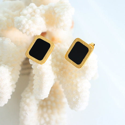 Square Roman Earrings