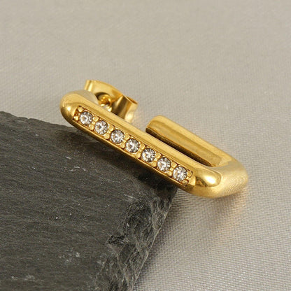 U- Shaped Stud Earrings