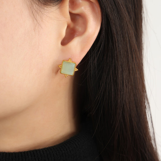 Natural Stone Earrings