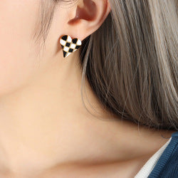 Heart Stud Earrings