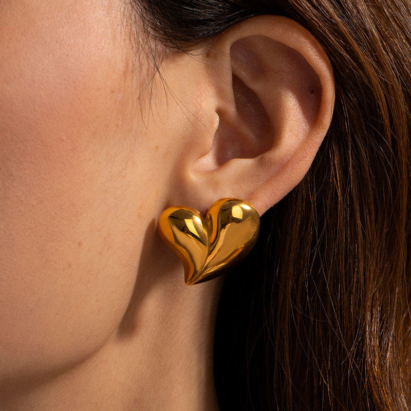 Heart-Shaped Earrings