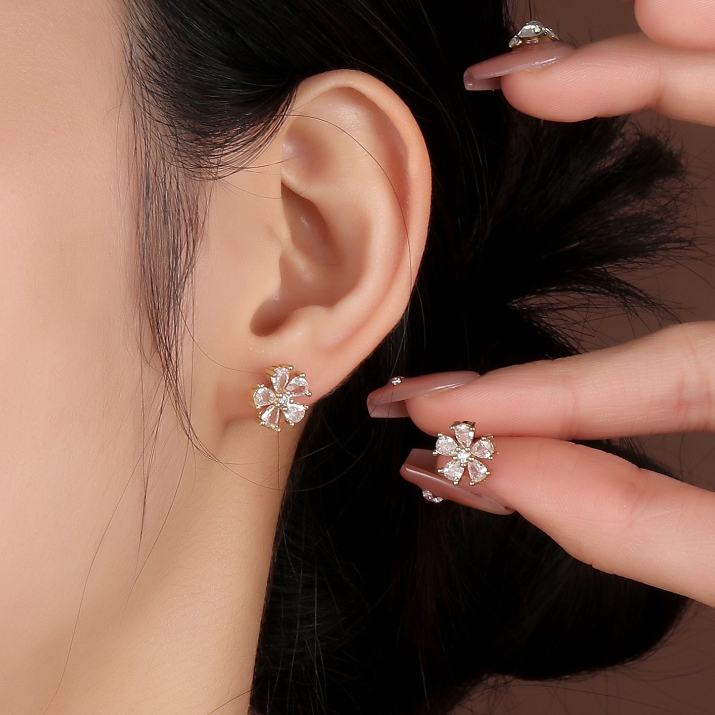 Dainty Flower Earrings