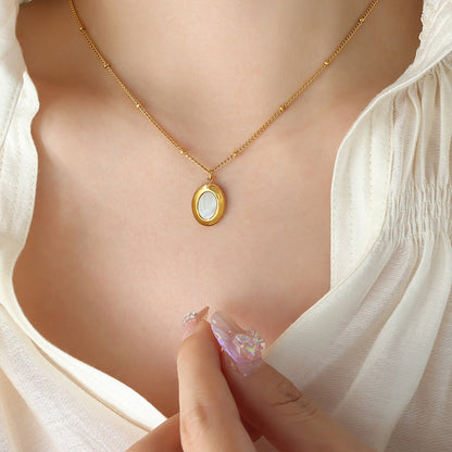 Oval Shell Pendant