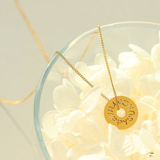 Round Pendant Necklace