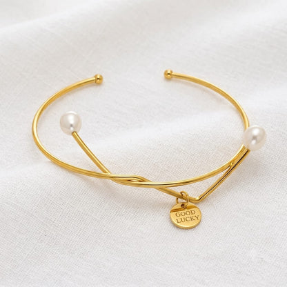 Freshwater Pearls Opening Bangles