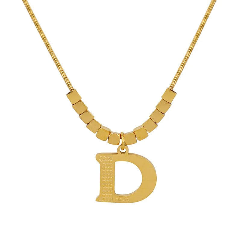 D letter pendant