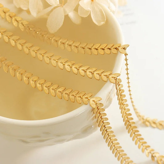 Wheat Clavicle Chain Necklace