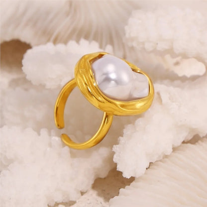 White Pearl Ring