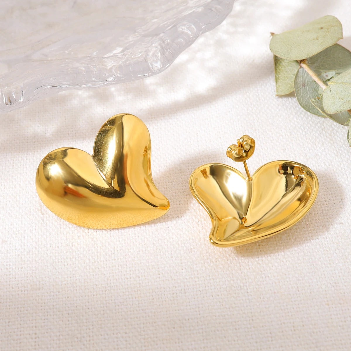 Heart-Shaped Earrings