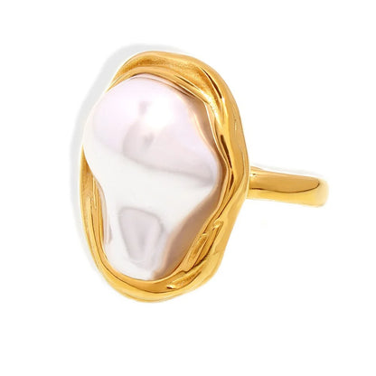 White Pearl Ring