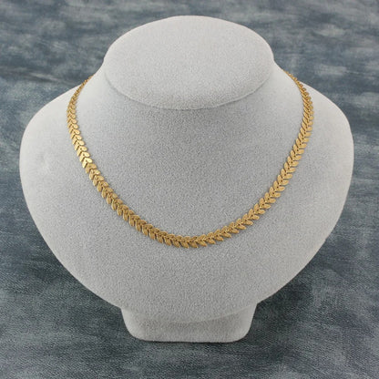 Wheat Clavicle Chain Necklace